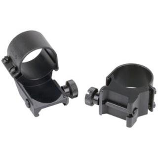 Weaver Detachable Extension Top Mount Aluminum Scope Rings - 30mm High EXT - Black | 076683491565